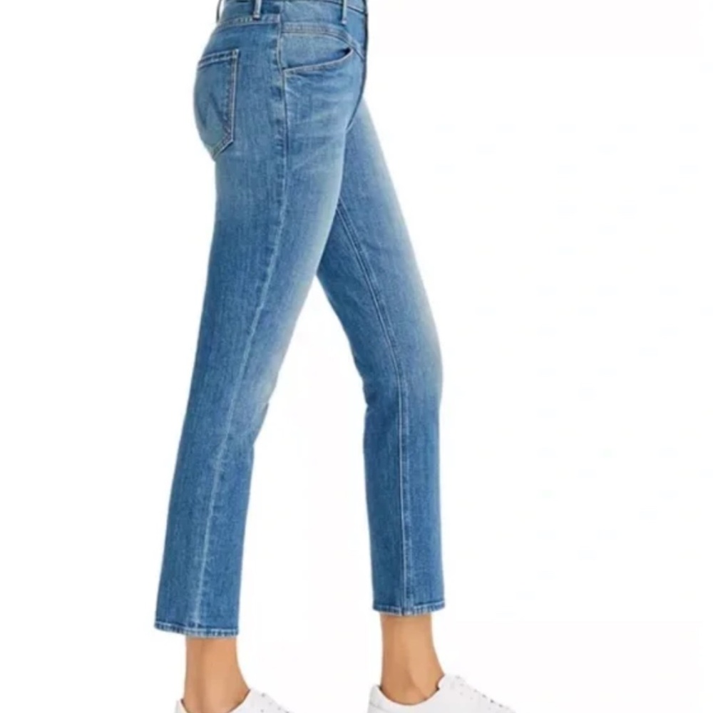 Mother Jeans Mid Rise Dazzler Ankle Fray Size 29